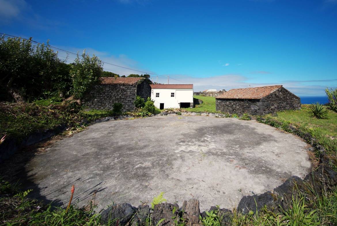 stone houses land island
