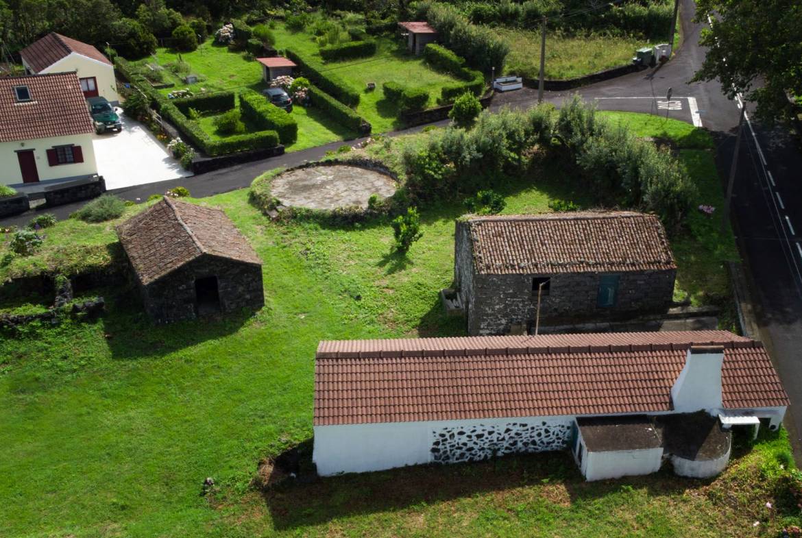 stone houses land island