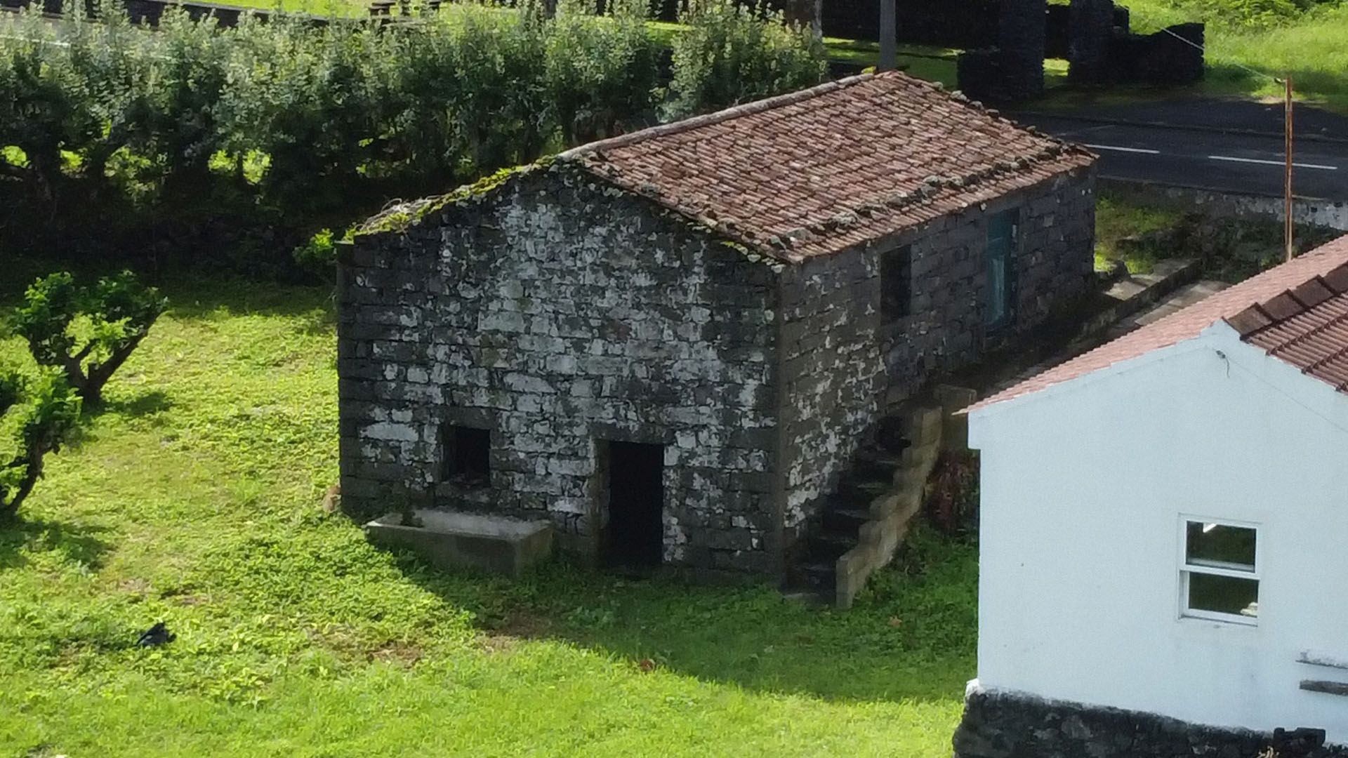 stone houses land island