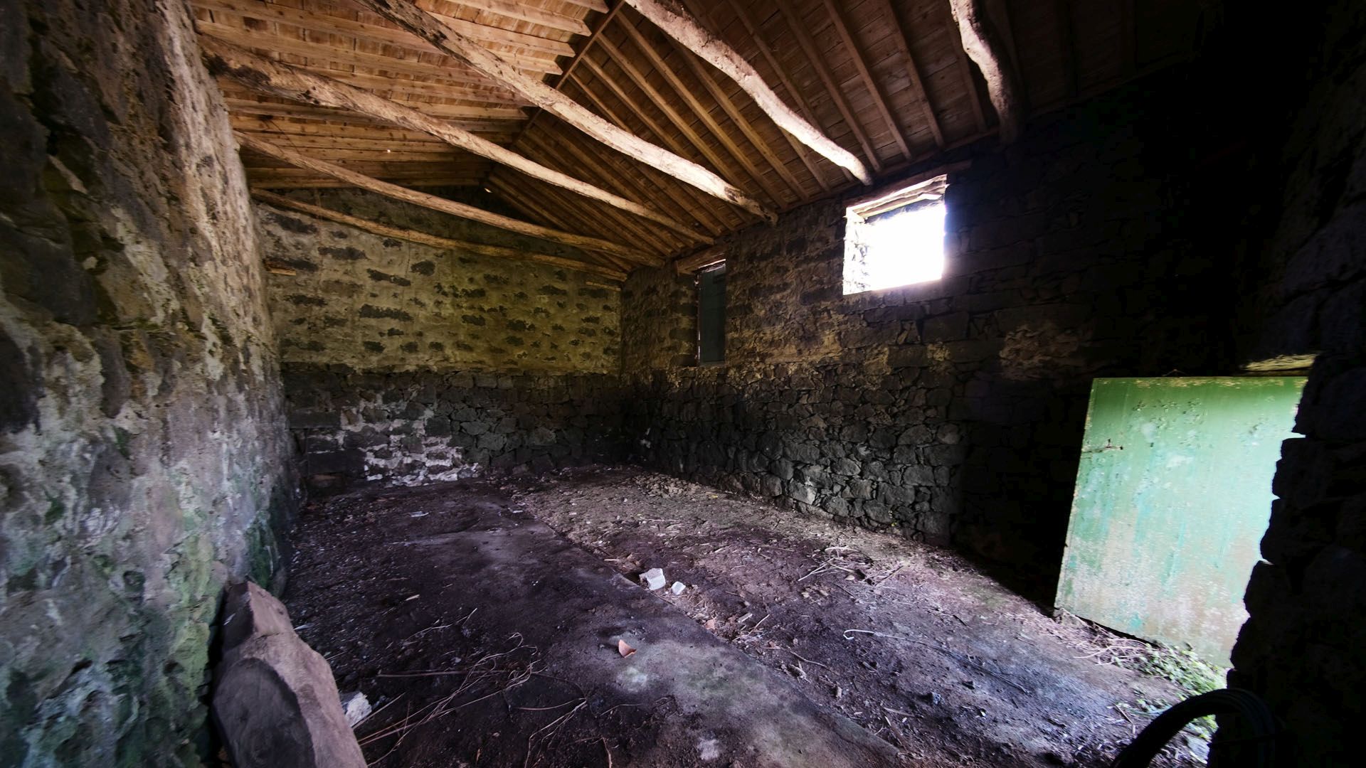 stone houses land island