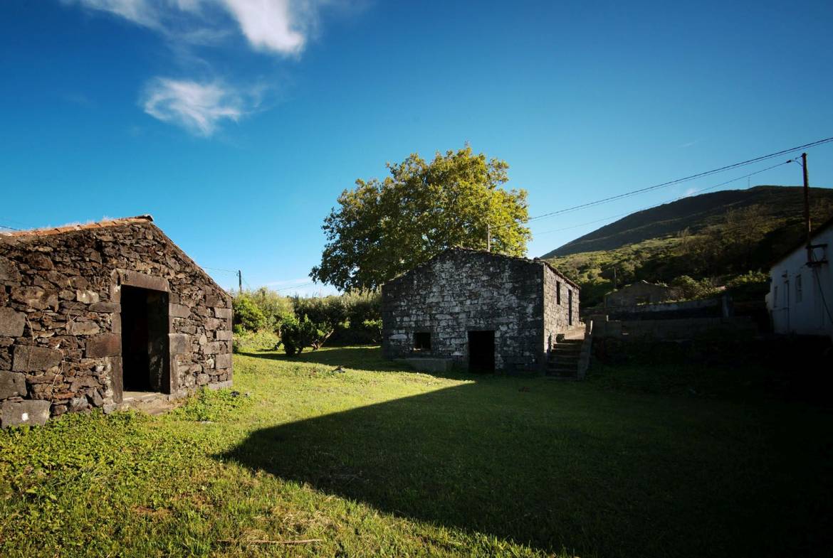 stone houses land island