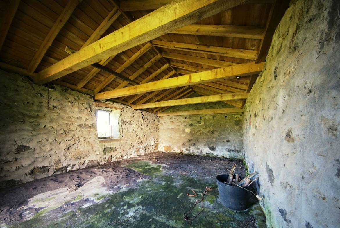 stone houses land island